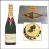 Sugarfree Cake -1kg +Sugarfree Sweets +Champange bottle - Click here to View more details about this Product